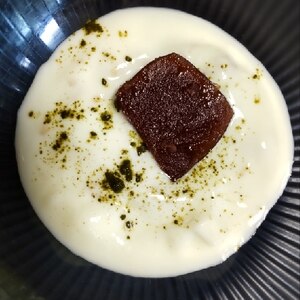 羊羹orあんこ♪抹茶ヨーグルト☆.*・゜